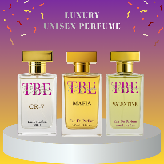Luxury Unisex Perfume Combo 100ml*3 (Inspired by Cristi@no Ron@ldo, Z@r@ & 🅱️ur🅱️erry Perfumes)