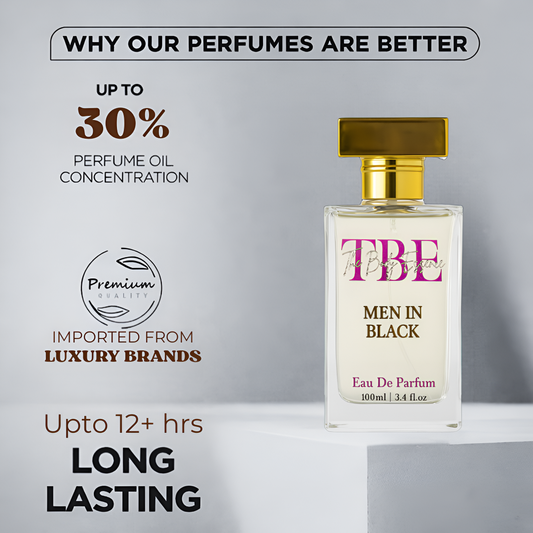 MEN IN BLACK - Inspired by 𝐇𝐔𝐆⭕ 𝐁⭕𝐒𝐒 Perfumes (Men's 100ml)